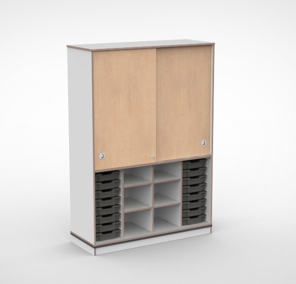 Kast 4 kolommen H200 03