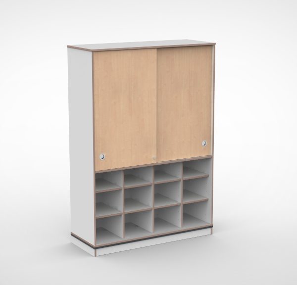 Kast 4 kolommen H200 05