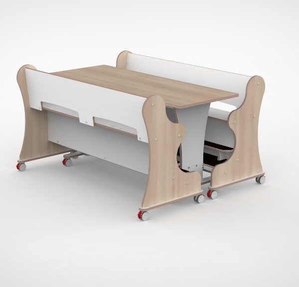 Ergocombi's dubbel 60cm breed met extra voetensteun en magneten