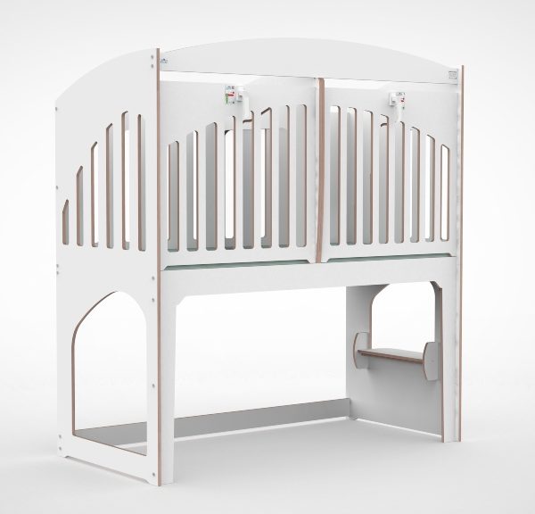 Duo verhoogde box 180 kanteldeuren