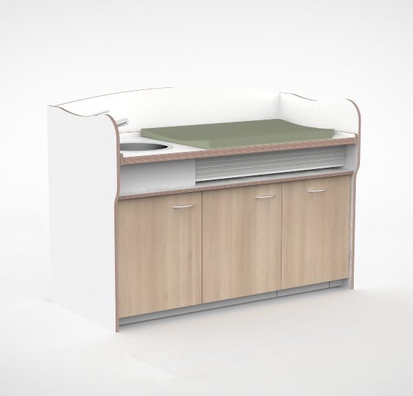 Commode 170cm meeliftend sanitair deuren