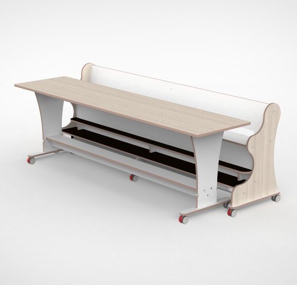 Ergocombi enkel 60x240 met extra voetensteun en magneten