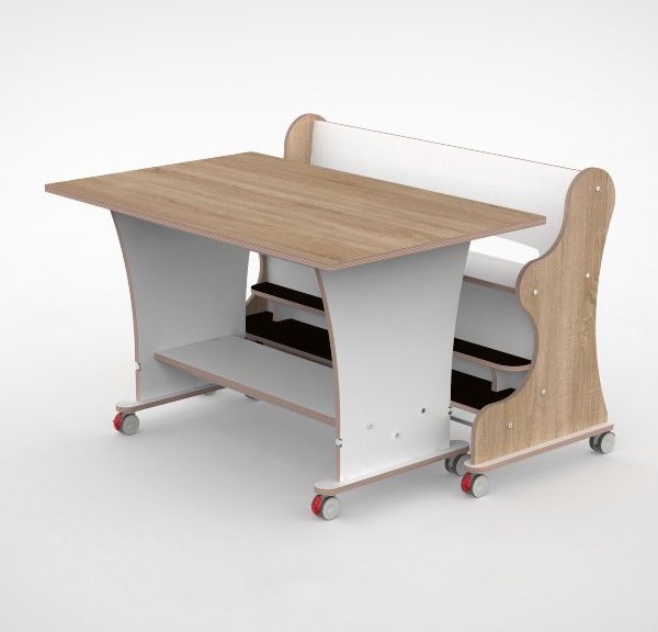 Ergocombi enkel 80x90 met extra voetenplank en magneten