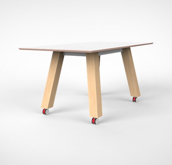 Robuuste tafel schuin 160