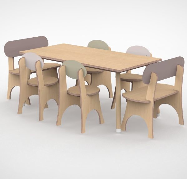 Kindersetje 60×120 met stoelen