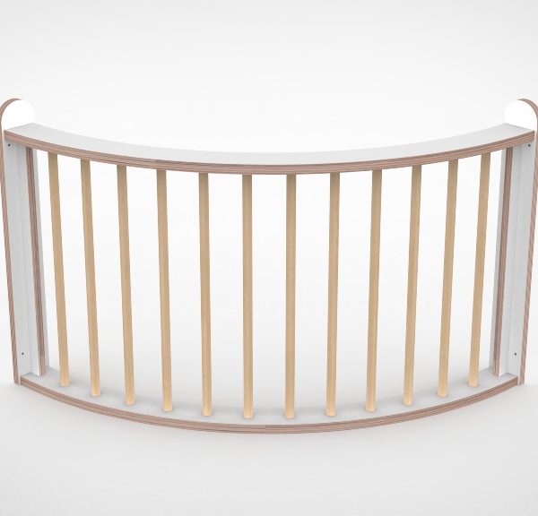 Wave paneel grote bocht spijlen