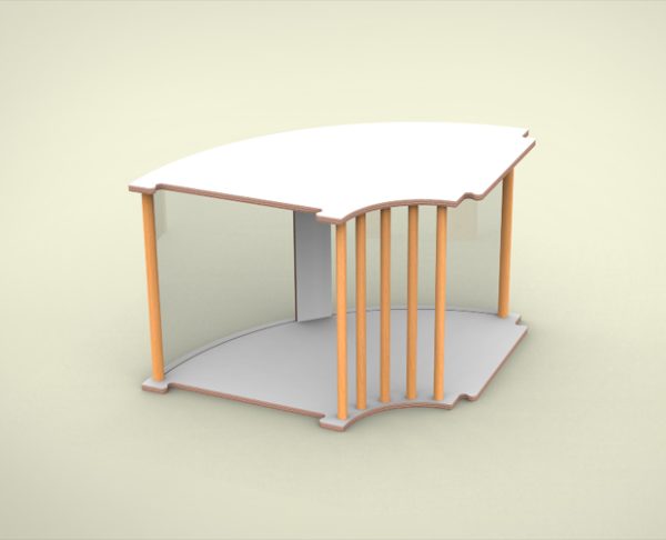 Kruiptunnel grote bocht