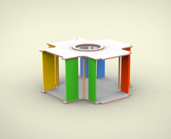 Kruiptunnel kruising open