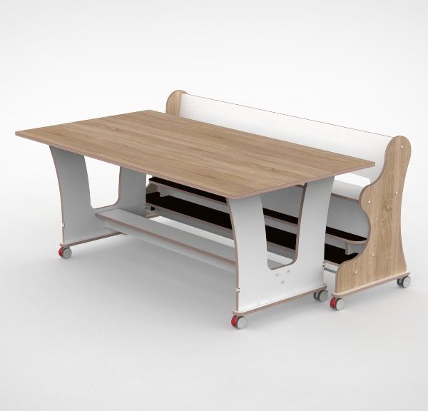 Ergocombi enkel 100 breed met extra voetensteun en magneten