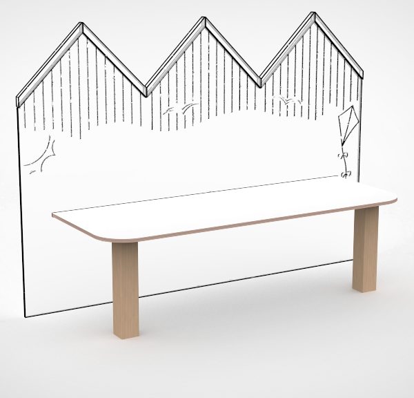 Knusse hoekjes lange tafel