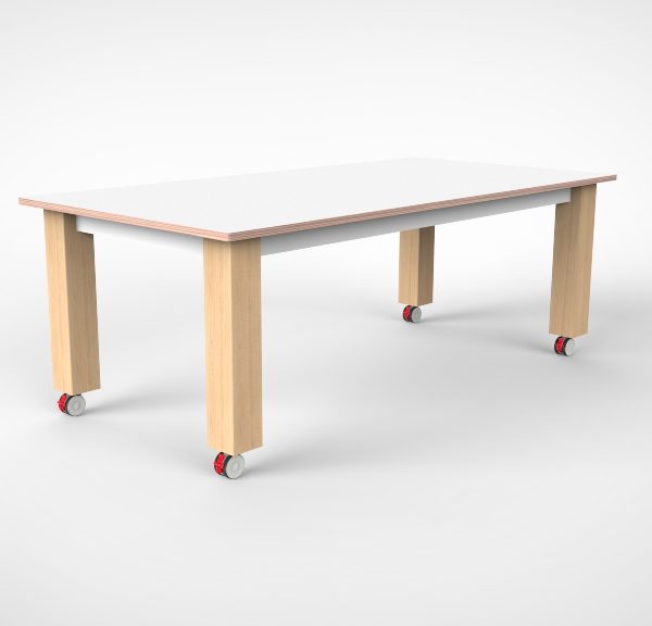 Robuuste tafel recht 180