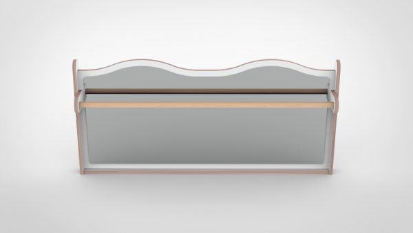 Wave paneel loopwand 130cm