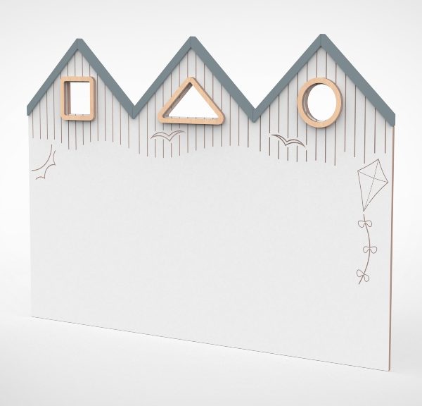 Knusse hoekjes wandpaneel strand