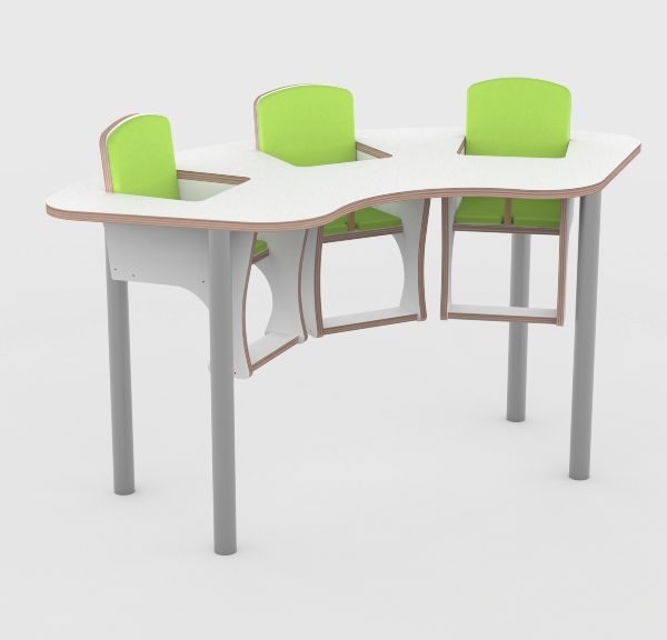 Babyvoedingstafel op poten 3 zitter