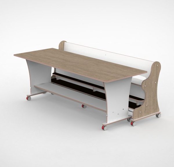 Ergocombi enkel 80x210 met extra voetensteun en magneten