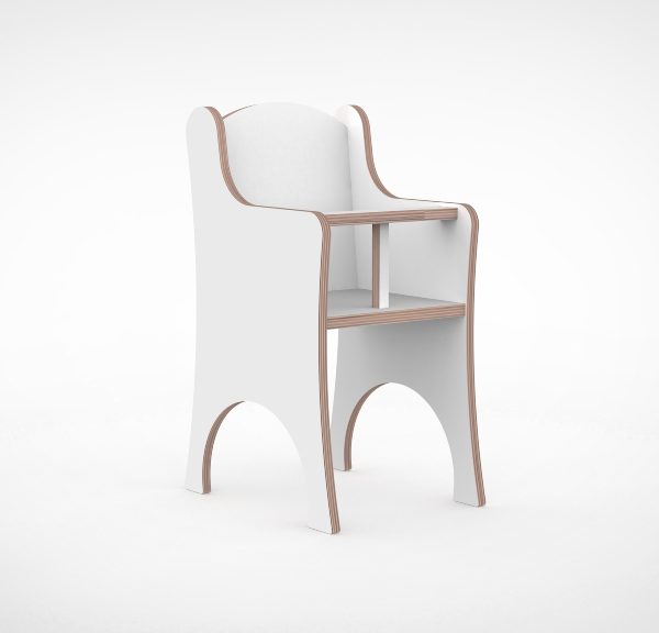 Kinderstoel met kruissteun