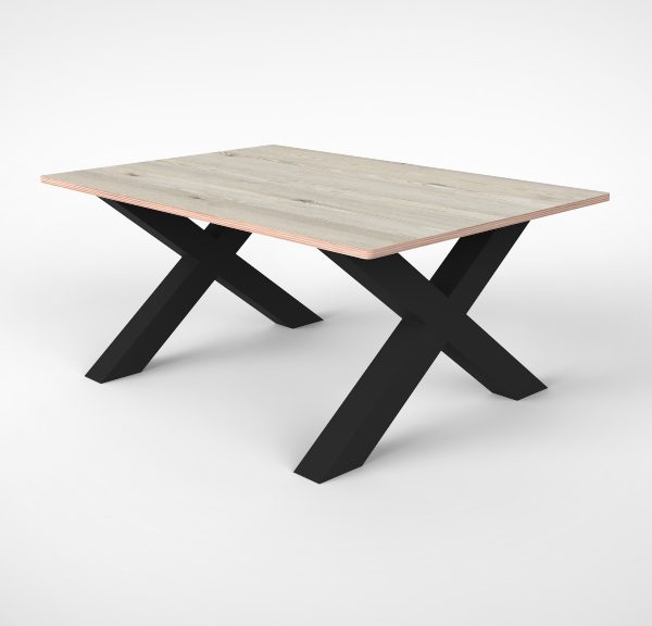 Robuuste tafels X poot