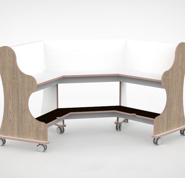 Ergo hoekbank voor J of U combi