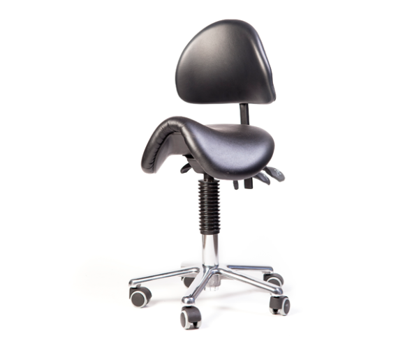 Zadelkruk met rugleuning