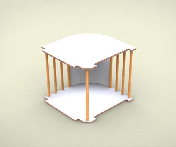 Kruiptunnel kleine bocht