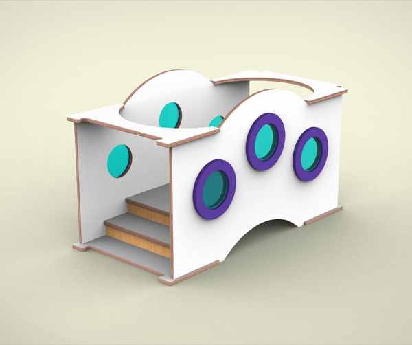 Kruiptunnel trap open