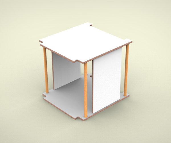 Kruiptunnel semi open