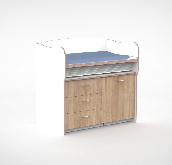 Commode 125cm 3 laden