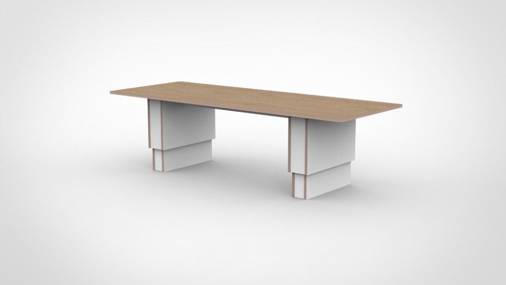 (AN) Verstelbare Tafel Deens Ovaal - C3 Decor H1277 Lakeland acacia licht Castilo Meubellmakers (1)
