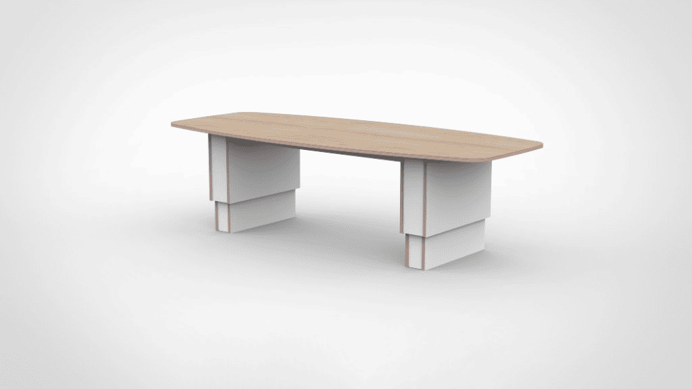 (AN) Verstelbare Tafel Deens Ovaal - C3 Decor H1277 Lakeland acacia licht Castilo Meubellmakers